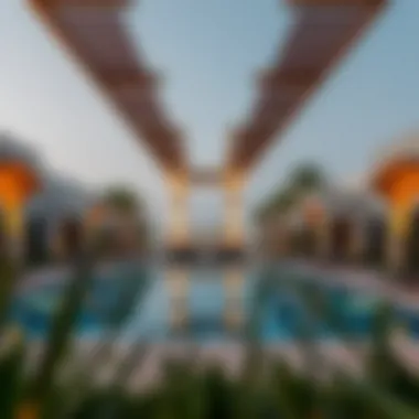 Lavish amenities at a private resort