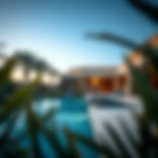 Luxury villa with a stunning private pool in Dubai