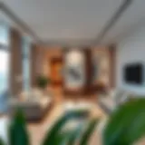 Modern living space showcasing rented room in Dubai South