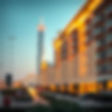 Graph illustrating rental price trends in Dubai South