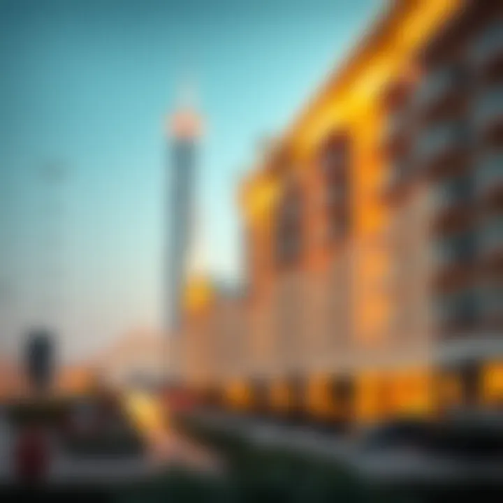 Graph illustrating rental price trends in Dubai South