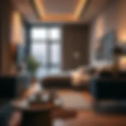 Cozy room interior showcasing rental options in Baniyas