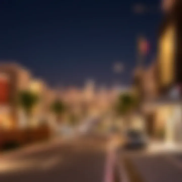 Vibrant Al Barsha Neighborhood Scenic view of Al Barsha neighborhood