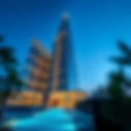 Stunning exterior view of Samha Tower