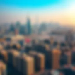 Aerial view of Dubai's skyline showcasing residential properties