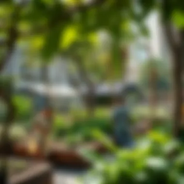 Community garden promoting green living