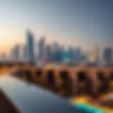 A skyline view of Dubai showcasing modern real estate developments