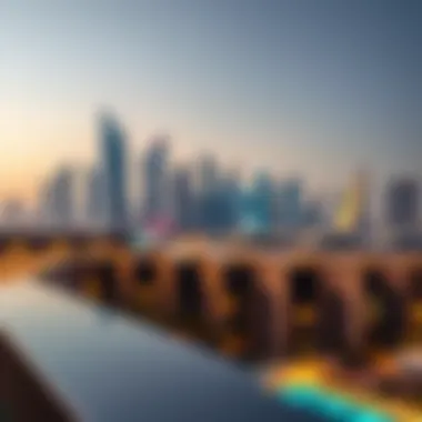 A skyline view of Dubai showcasing modern real estate developments