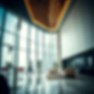 Interior view highlighting the modern design elements within the Dubai Star Building