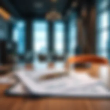 Navigating Legal Considerations in Auctions Legal documents related to property auctions on a table