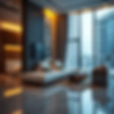 Modern amenities in a hotel apartment