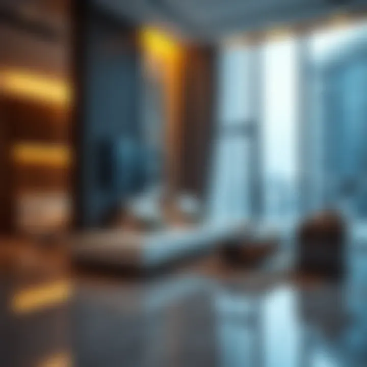 Modern amenities in a hotel apartment