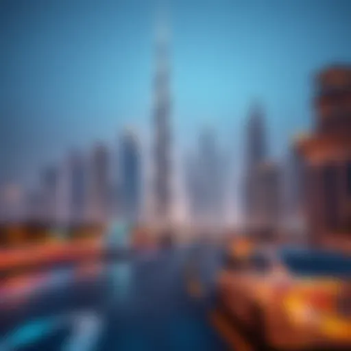 Luxurious Dubai skyline showcasing high-end properties