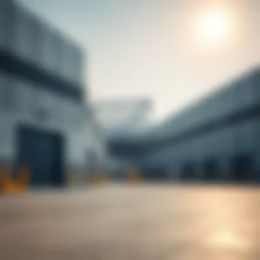 Modern warehouse facility in Al Quoz showcasing its vast storage space