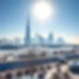 A stunning view of Dubai's skyline under a clear winter sky