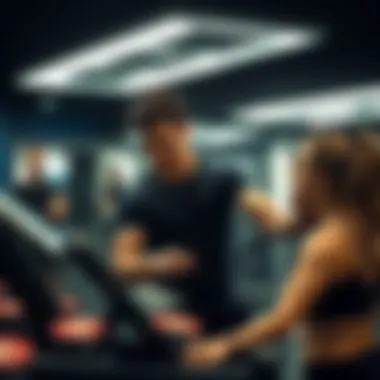 Personal Training Experience in Dubai Personal trainer guiding a client through a tailored workout session.