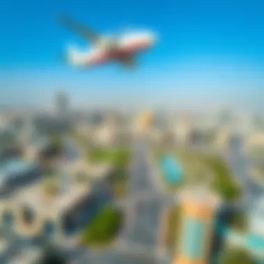 Aerial view showcasing the architectural landscape of Zayed City in Dubai