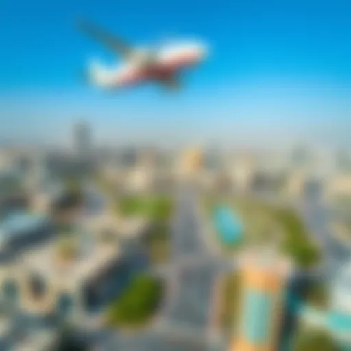 Aerial view showcasing the architectural landscape of Zayed City in Dubai