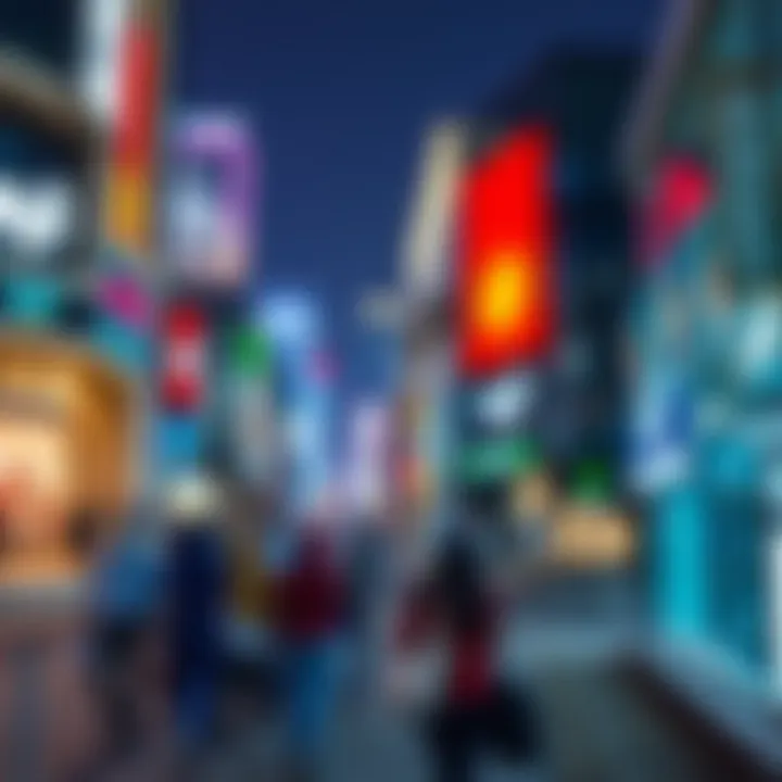 Vibrant commercial centers in Zayed City demonstrating urban life