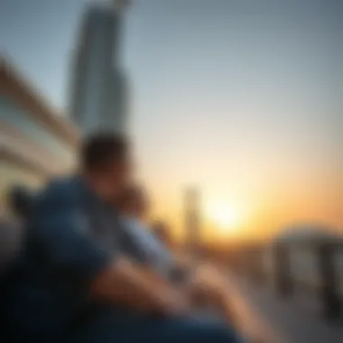 Family Enjoying Life in Dubai A family enjoying a day in Dubai