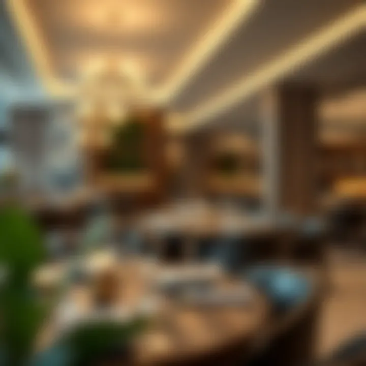 Culinary Excellence in Dining Dining area showcasing gourmet cuisine