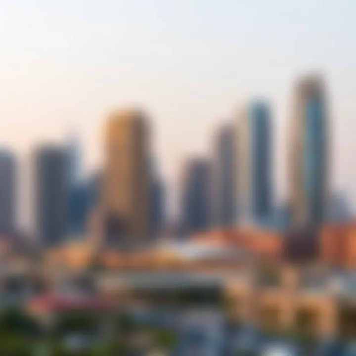 Dubai skyline showcasing architectural diversity