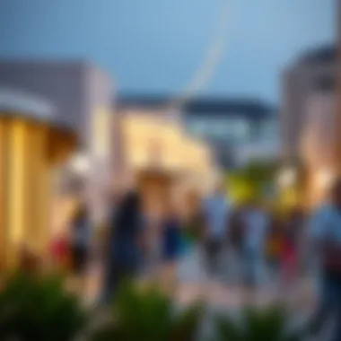 A bustling scene at the K1 Dubai Land community.