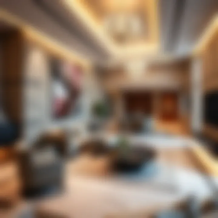 Luxurious interior design of a unit in K1 Dubai Land.