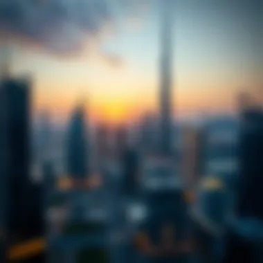 Market analysis graph depicting trends in Dubai real estate.