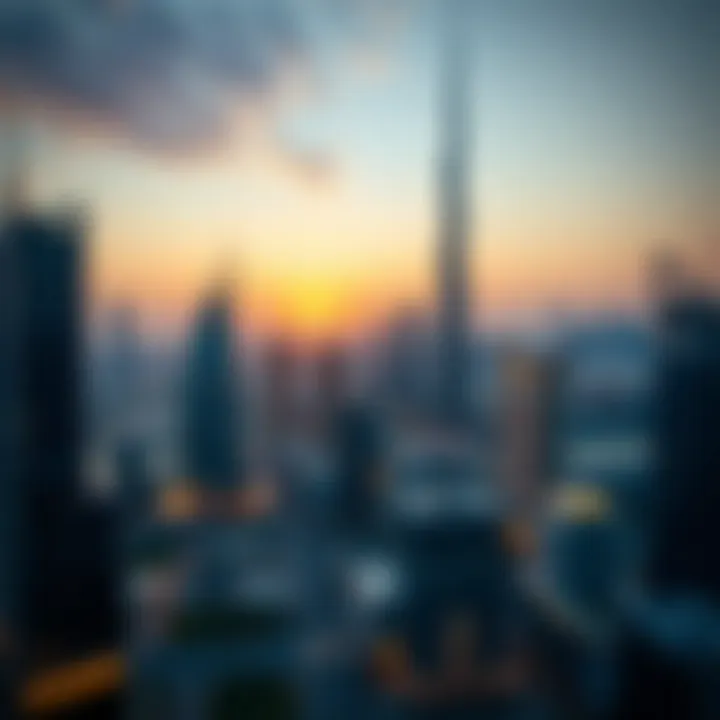 Market analysis graph depicting trends in Dubai real estate.