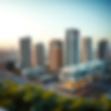 Stunning skyline view of Manazil Al Barsha 02 showcasing modern architecture