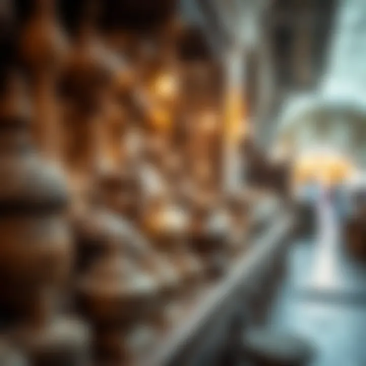 Historical Artifacts Reflecting Al Qattara's Heritage Historical artifacts displayed in Al Qattara Souk reflecting its rich heritage