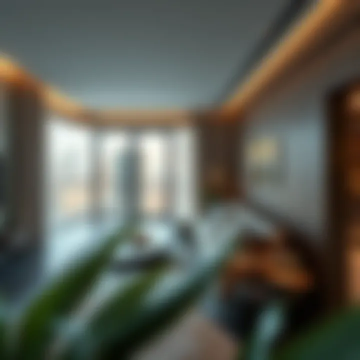 Luxurious apartment interiors in Mesk Midtown