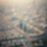 Aerial view of Al Jada showcasing the urban landscape of Dubai