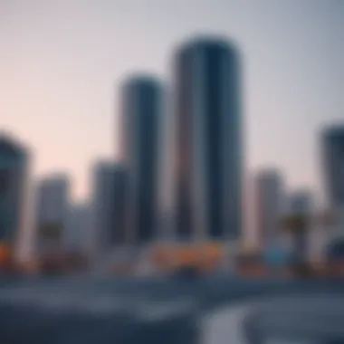 Modern skyscrapers in Al Jada symbolizing real estate growth