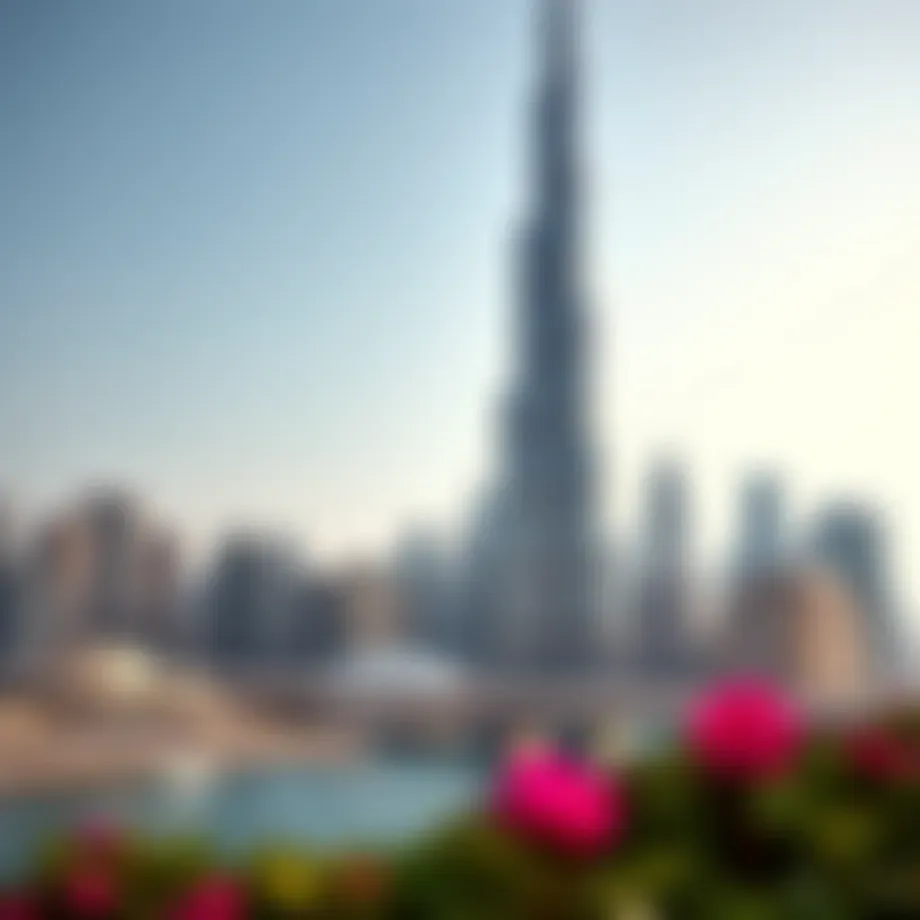 Modern skyline of Dubai showcasing luxury real estate