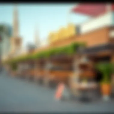 Cafeteria Localities in Dubai A detailed map highlighting various localities in Dubai known for their cafeterias.