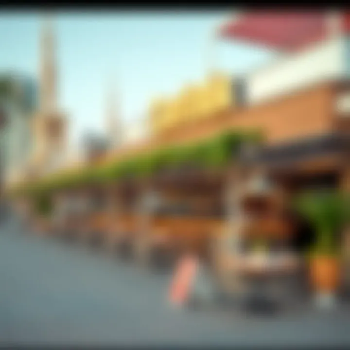 Cafeteria Localities in Dubai A detailed map highlighting various localities in Dubai known for their cafeterias.