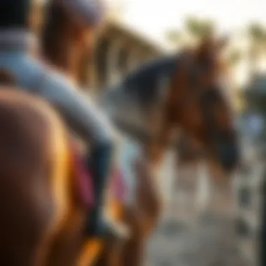 Training Excellence in Equestrian Skills Training session demonstrating equestrian skills