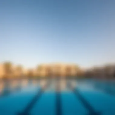 Amenities of Palazzo Residence featuring a swimming pool and recreational areas