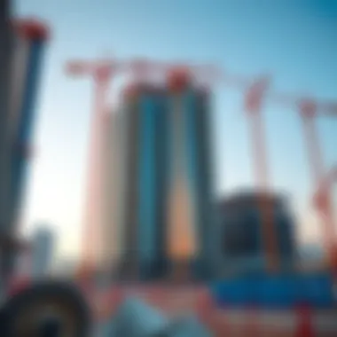 Construction of Samaya Tower Construction site showcasing the building process of Samaya Tower