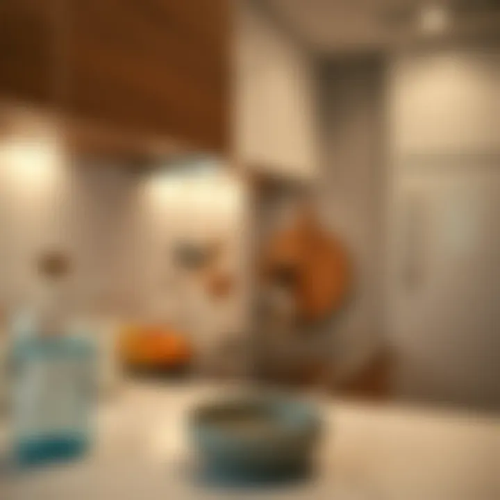 Modern Amenities for Convenience Modern amenities in a serviced apartment kitchen