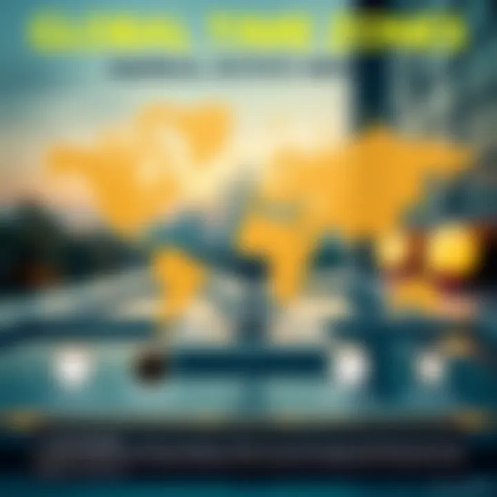 Infographic illustrating global time zones and their effect on real estate