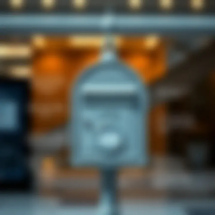 Illustration of a PO Box with essential details highlighted