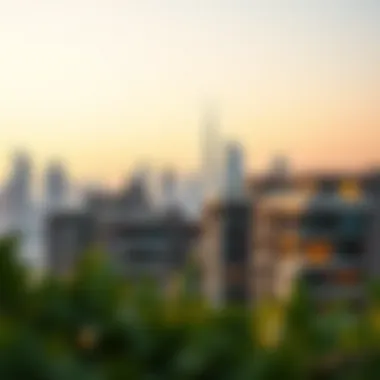 Luxury Properties in Dubai Skyline Dubai skyline showcasing luxury properties